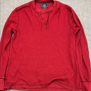 G H Bass Red Long Sleeve Tee